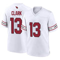 Kieara A.Cardinals #13 Kei'Trel Clark Player White Home Game Stitched Jerseys
