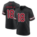 Kieara A.Cardinals #18 Marvin Harrison Jr. Player Black Alternate Game Stitched Jerseys