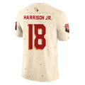 Kieara A.Cardinals #18 Marvin Harrison Jr. Player Cream Rivalries Collection Vapor Limited Home Game Stitched Jerseys