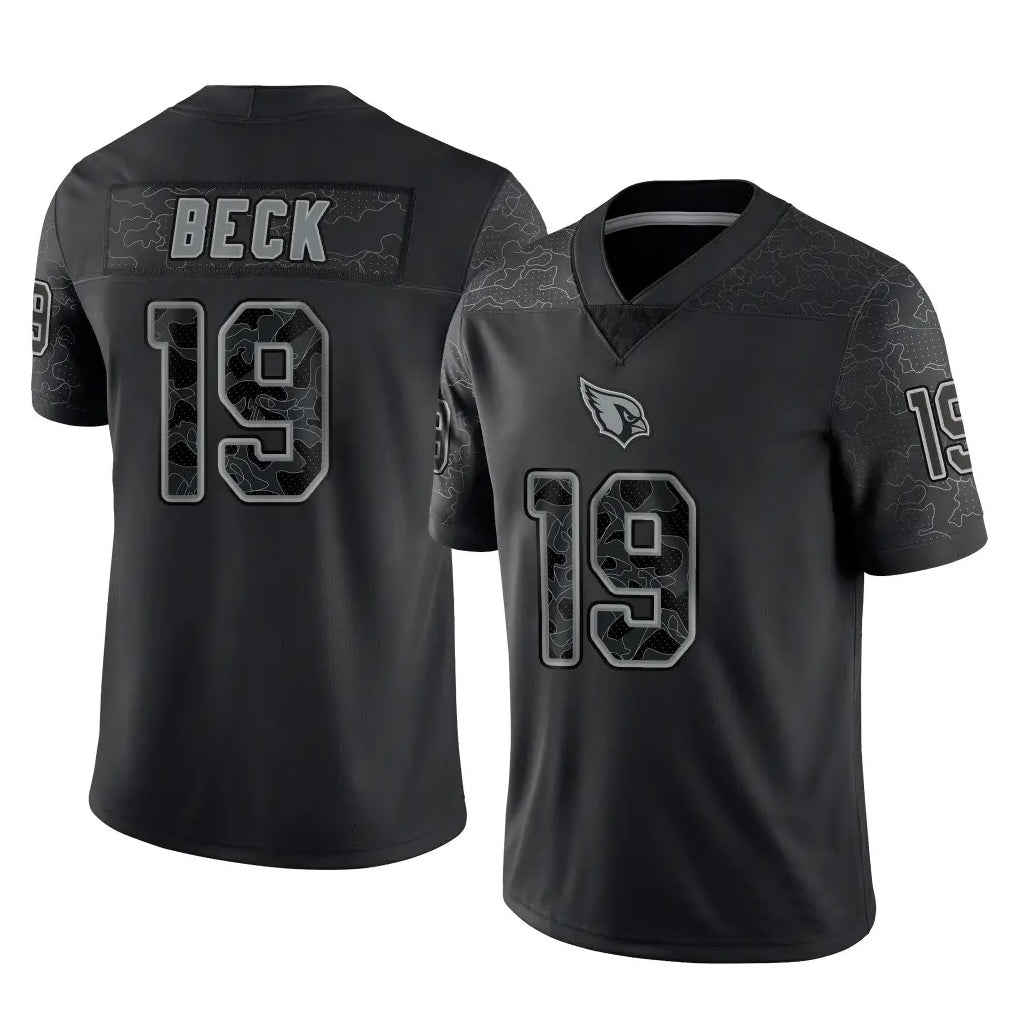 Kieara A.Cardinals #19 Carson Beck Player Black RFLCTV Limited Home Game Stitched Jerseys