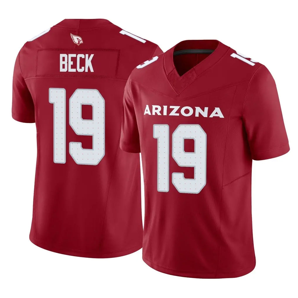 Kieara A.Cardinals #19 Carson Beck Player Cardinal Vapor F.U.S.E. Limited Home Game Stitched Jerseys