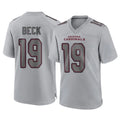 Kieara A.Cardinals #19 Carson Beck Player Gray Fashion Home Game Stitched Jerseys