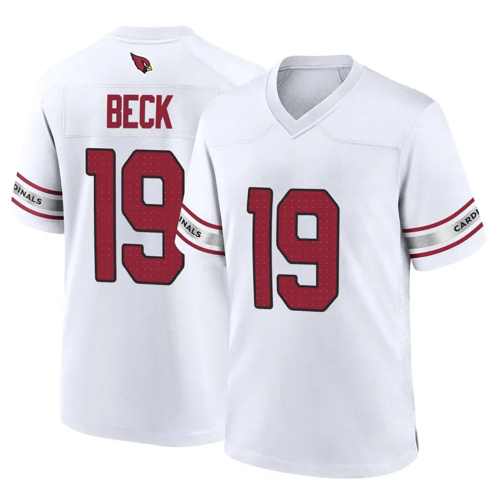 Kieara A.Cardinals #19 Carson Beck Player White Home Game Stitched Jerseys