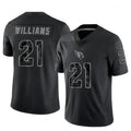 Kieara A.Cardinals #21 Garrett Williams Player Black RFLCTV Limited Stitched Jerseys