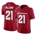 Kieara A.Cardinals #21 Garrett Williams Player Cardinal Vapor F.U.S.E. Limited Home Game Stitched Jerseys
