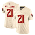 Kieara A.Cardinals #21 Garrett Williams Player Cream Rivalries Collection Vapor Limited Home Game Stitched Jerseys