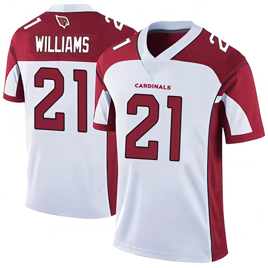 Kieara A.Cardinals #21 Garrett Williams Player White Game Stitched Jerseys