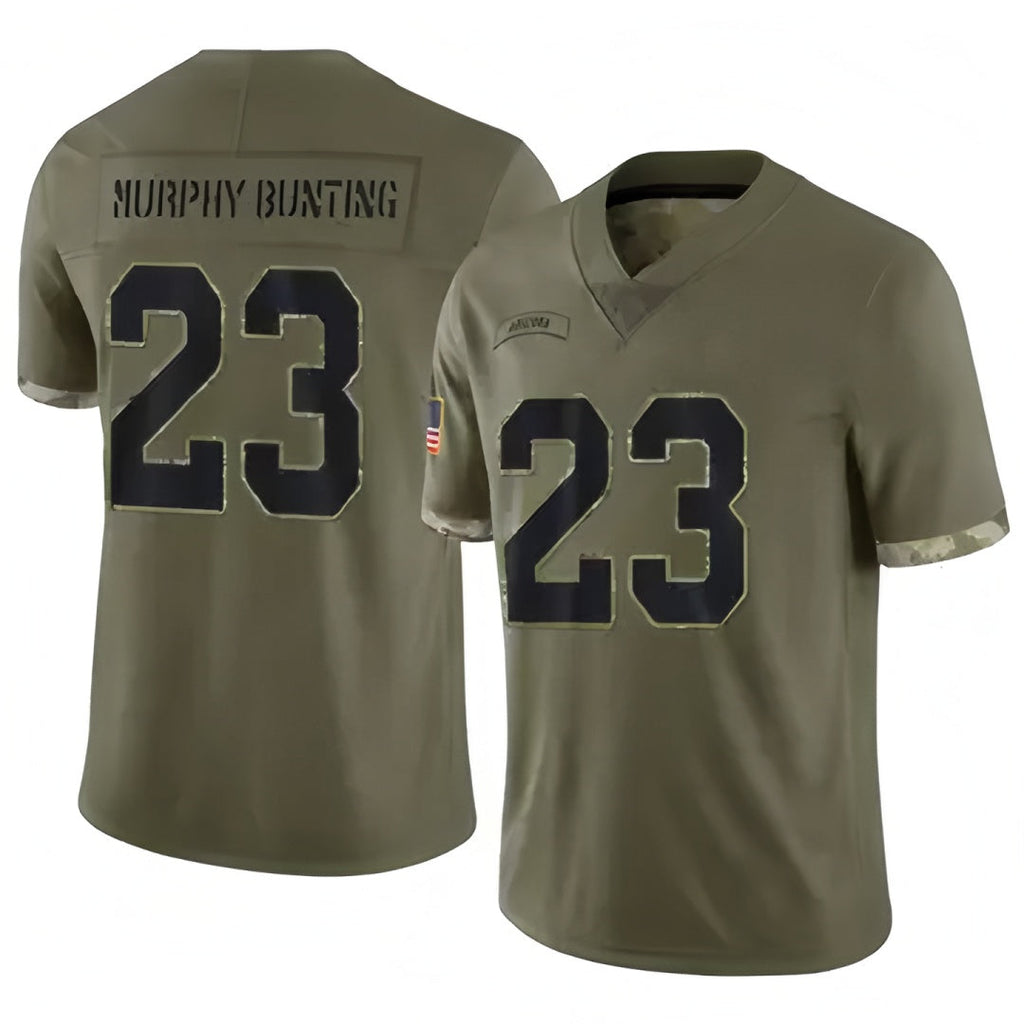 Kieara A.Cardinals #23 Sean Murphy-Bunting Player Olive Salute To Service Stitched Jerseys