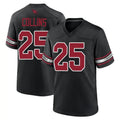 Kieara A.Cardinals #25 Zaven Collins Player Black Game Home Stitched Jerseys