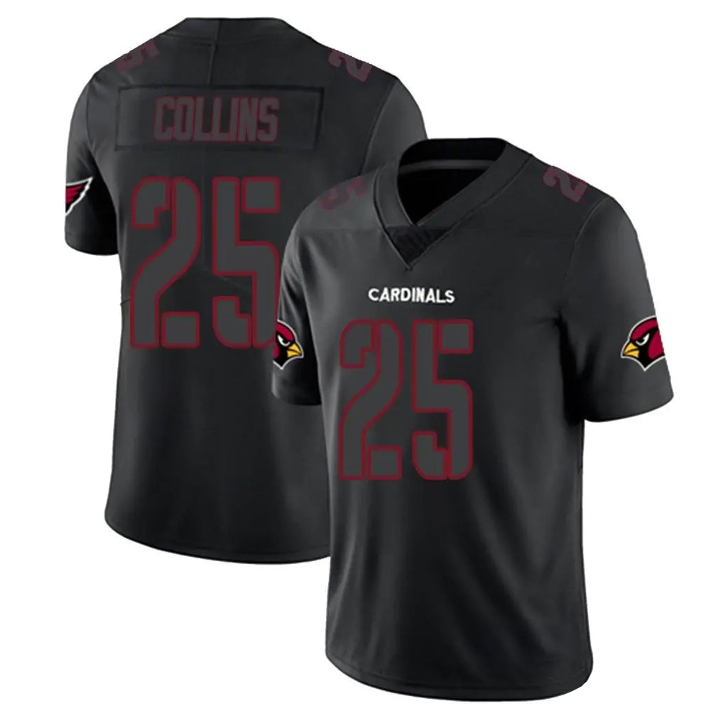 Kieara A.Cardinals #25 Zaven Collins Player Black Impact Limited Home Game Stitched Jerseys