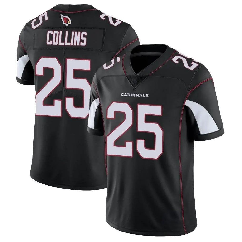 Kieara A.Cardinals #25 Zaven Collins Player Black Vapor Limited Home Game Stitched Jerseys