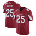 Kieara A.Cardinals #25 Zaven Collins Player Cardinal Vapor Limited Home Game  Stitched Jerseys