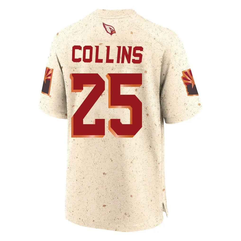 Kieara A.Cardinals #25 Zaven Collins Player Cream Rivalries Collection Game Stitched Jerseys