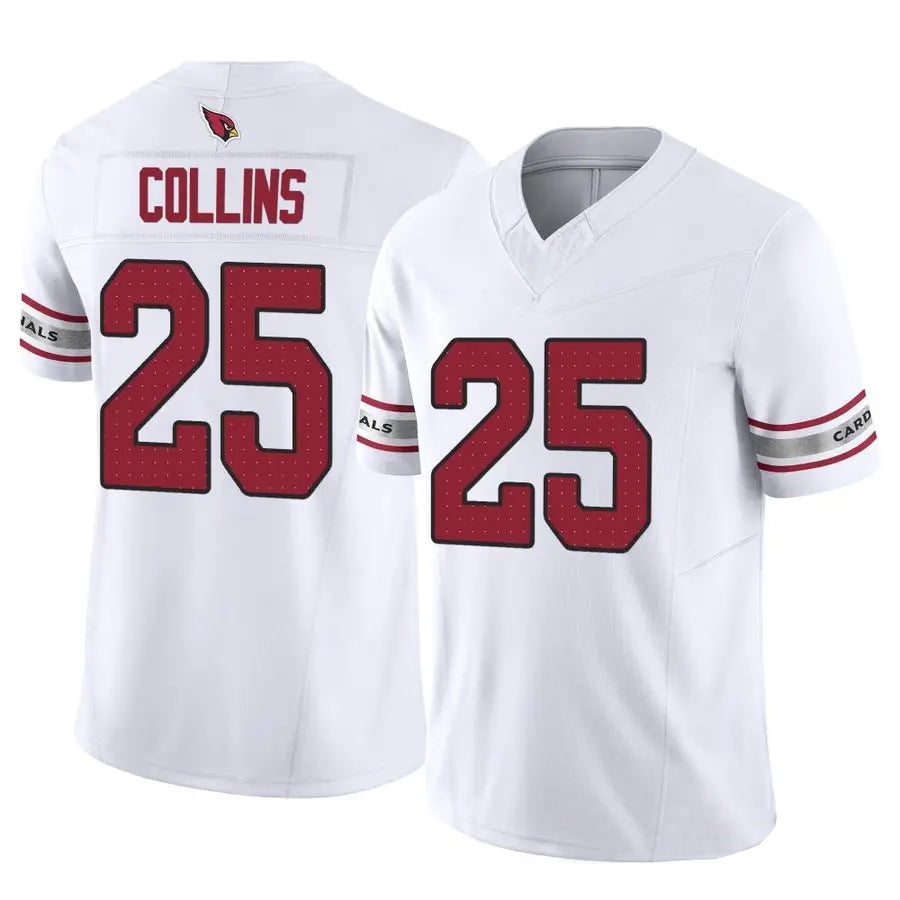 Kieara A.Cardinals #25 Zaven Collins Player White Limited Home Game Stitched Jerseys