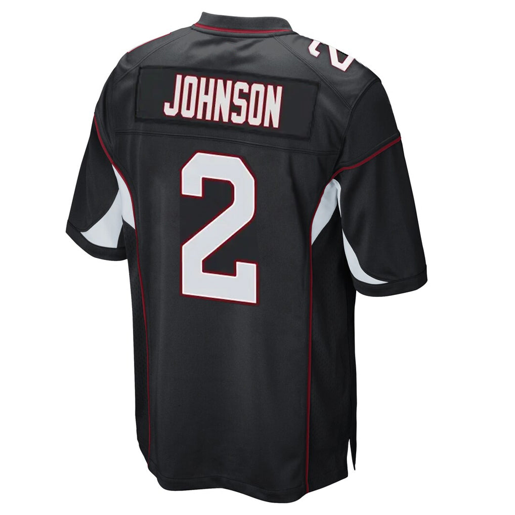 Kieara A.Cardinals #2 Will Johnson Player Black Home Game Stitched Jerseys
