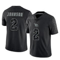 Kieara A.Cardinals #2 Will Johnson Player Black RFLCTV Limited Home Game Stitched Jerseys