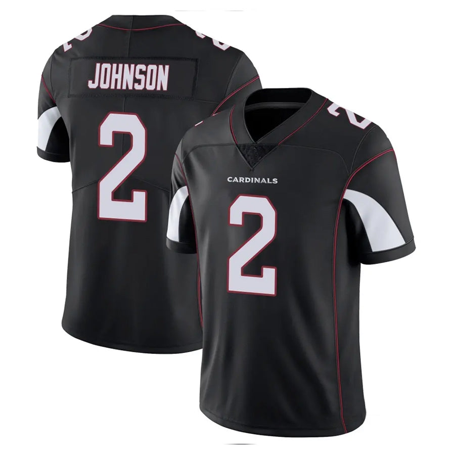 Kieara A.Cardinals #2 Will Johnson Player Black Vapor Limited Home Game Stitched Jerseys