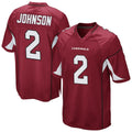 Kieara A.Cardinals #2 Will Johnson Player Cardinal Home Game Stitched Jerseys