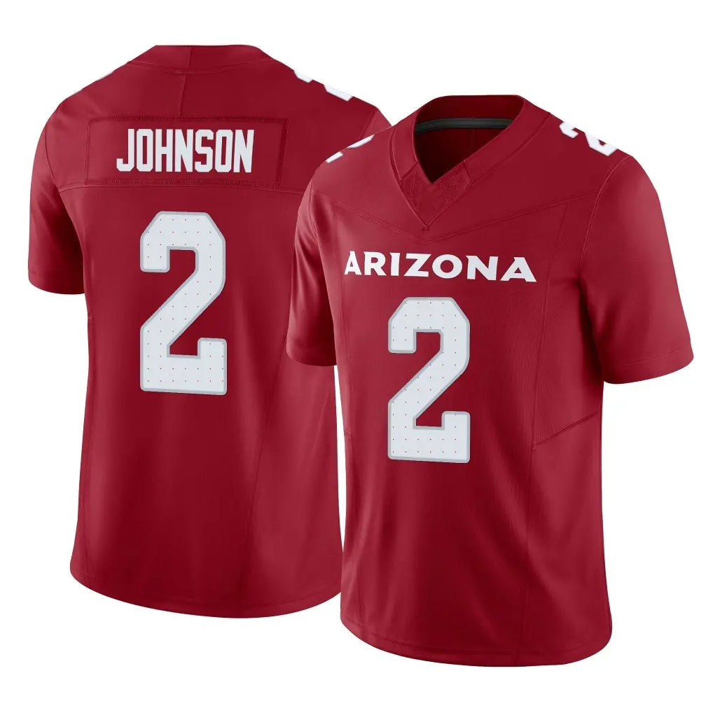 Kieara A.Cardinals #2 Will Johnson Player Cardinal Vapor F.U.S.E. Limited Home Game Stitched Jerseys