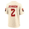 Kieara A.Cardinals #2 Will Johnson Player Cream Rivalries Collection Game Stitched Jerseys