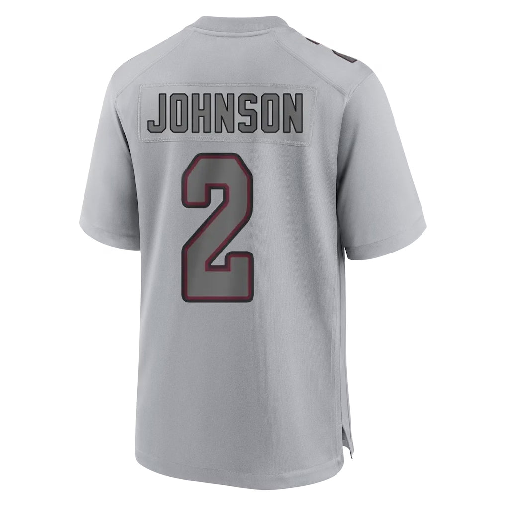 Kieara A.Cardinals #2 Will Johnson Player Gray Fashion Home Game Stitched Jerseys