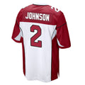Kieara A.Cardinals #2 Will Johnson Player White Cardinal Home Game Stitched Jerseys