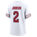 Kieara A.Cardinals #2 Will Johnson Player White Home Game Stitched Jerseys