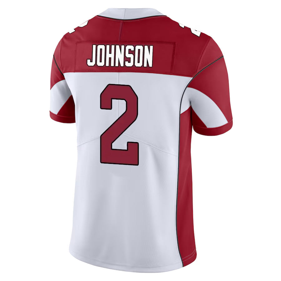 Kieara A.Cardinals #2 Will Johnson Player White Vapor Limited Home Game Stitched Jerseys