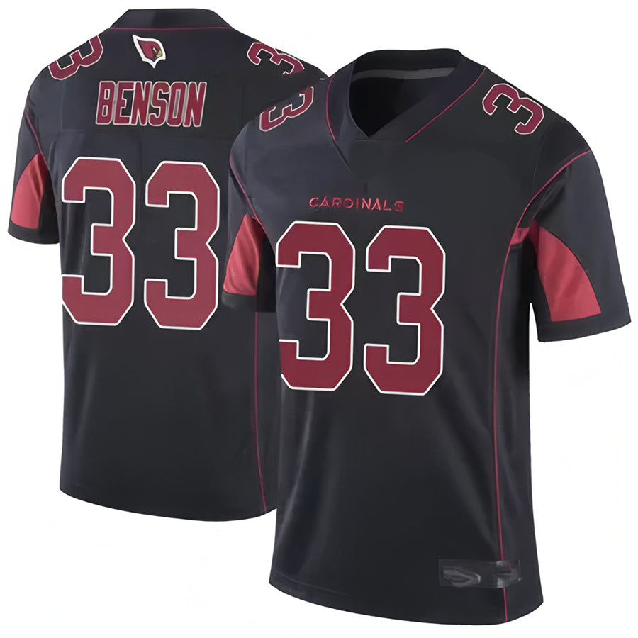 Kieara A.Cardinals #33 Trey Benson Player Black Vapor Limited Elite Stitched Jerseys