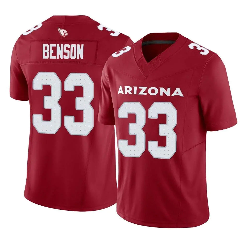 Kieara A.Cardinals #33 Trey Benson Player Cardinal Vapor F.U.S.E. Limited Home Game Stitched Jerseys
