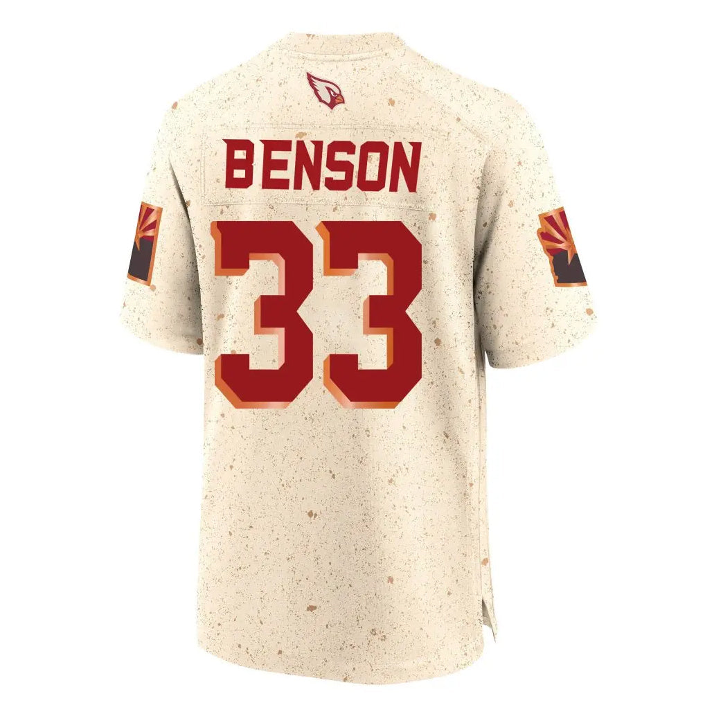 Kieara A.Cardinals #33 Trey Benson Player Cream Rivalries Collection Game Stitched Jerseys