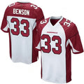 Kieara A.Cardinals #33 Trey Benson Player White Home Game Stitched Jerseys