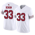 Kieara A.Cardinals #33 Trey Benson Player White Vapor F.U.S.E. Limited Home Game Stitched Jerseys