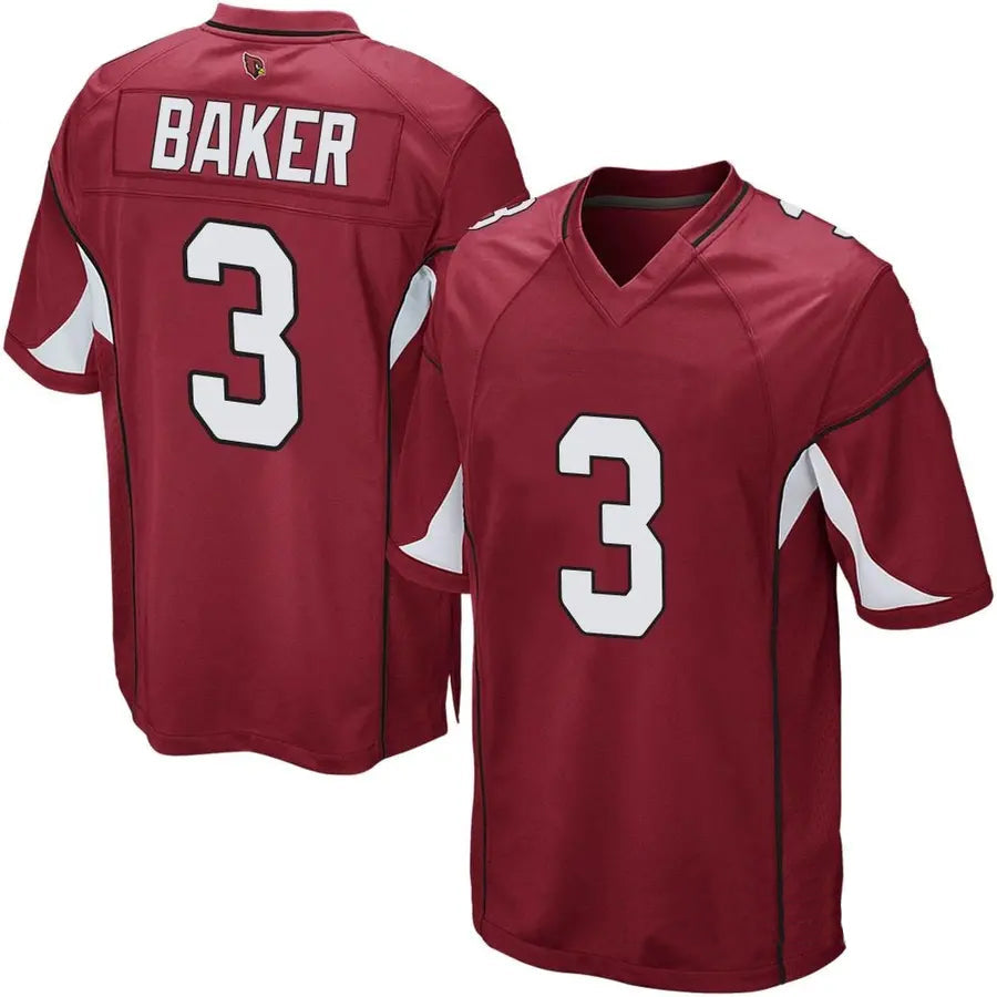 Kieara A.Cardinals #3 Budda Baker Player Cardinal Home Game Stitched  Jerseys