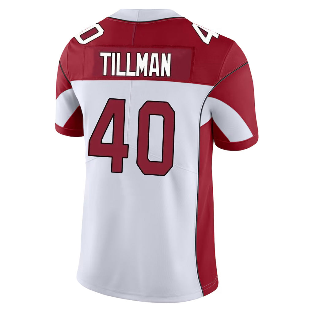Kieara A.Cardinals #40 Pat Tillman Player White Vapor Limited Home Game Stitched Jerseys