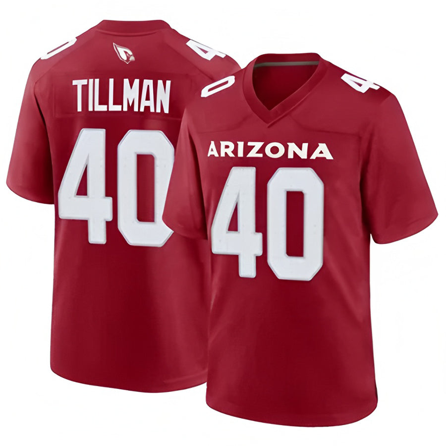 Kieara A.Cardinals #40 Pat Tillman Player Cardinal Game Home Stitched Jerseys
