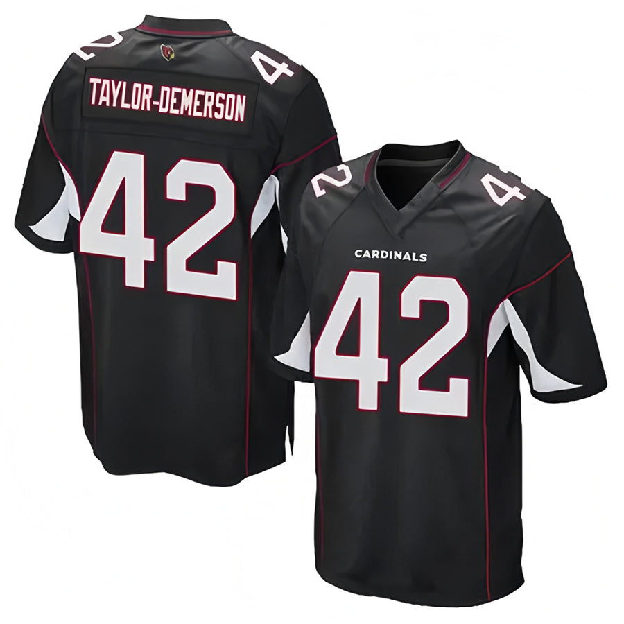 Kieara A.Cardinals #42 Dadrion Taylor-Demerson Player Black Game Stitched Jerseys
