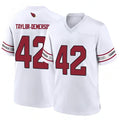 Kieara A.Cardinals #42 Dadrion Taylor-Demerson Player Whtie Home Game Stitched Jerseys