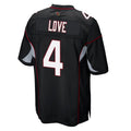 Kieara A.Cardinals #4 Jeremiyah Love Player Black Alternate Game Stitched Jerseys