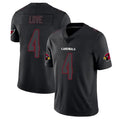 Kieara A.Cardinals #4 Jeremiyah Love Player Black Impact Limited Home Game Stitched Jerseys