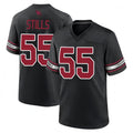 Kieara A.Cardinals #55 Dante Stills Player Black Home Game Stitched Jerseys