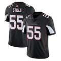 Kieara A.Cardinals #55 Dante Stills Player Black Vapor Limited Home Game Stitched Jerseys