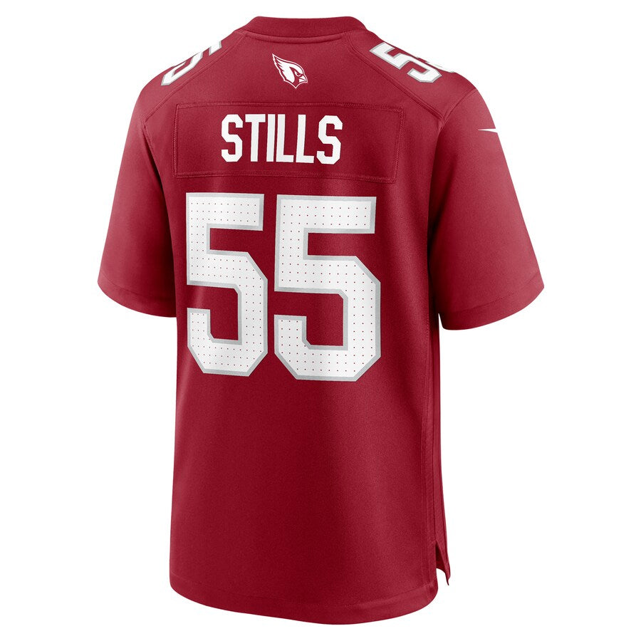 Kieara A.Cardinals #55 Dante Stills Player Cardinal Home Game Stitched Jerseys