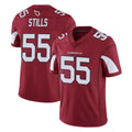 Kieara A.Cardinals #55 Dante Stills Player Cardinal Vapor Limited Home Game  Stitched Jerseys