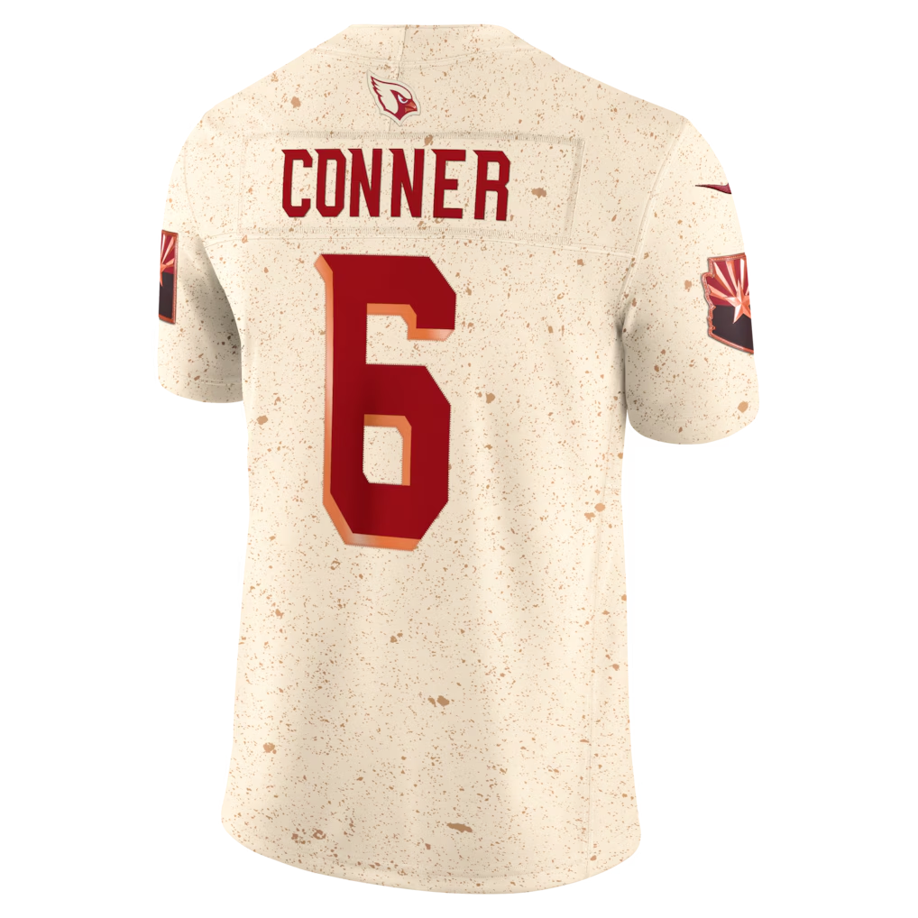 Kieara A.Cardinals #6 James Conner Natural 2025 Rivalries Collection Limited Stitched Jerseys