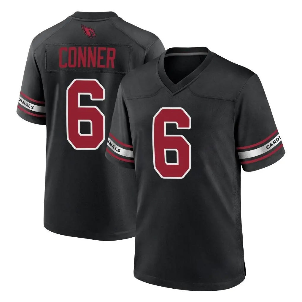 Kieara A.Cardinals #6 James Conner Player Black Alternate Game Stitched Jerseys