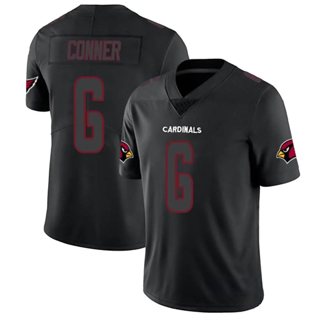 Kieara A.Cardinals #6 James Conner Player Black Impact Limited Home Game Stitched Jerseys