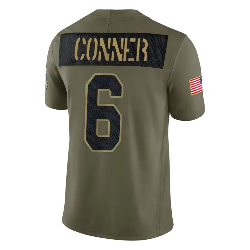 Kieara A.Cardinals #6 James Conner Player Olive Salute To Service Home Game Stitched Jerseys