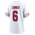 Kieara A.Cardinals #6 James Conner Player White Home Game Stitched Jerseys