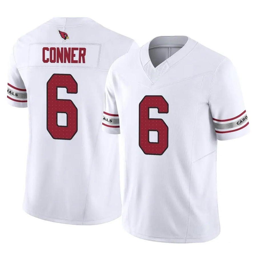 Kieara A.Cardinals #6 James Conner Player White Vapor F.U.S.E. Limited Home Game Stitched Jerseys